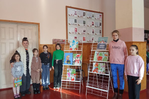 Выставка рисунков «Зимняя сказка».